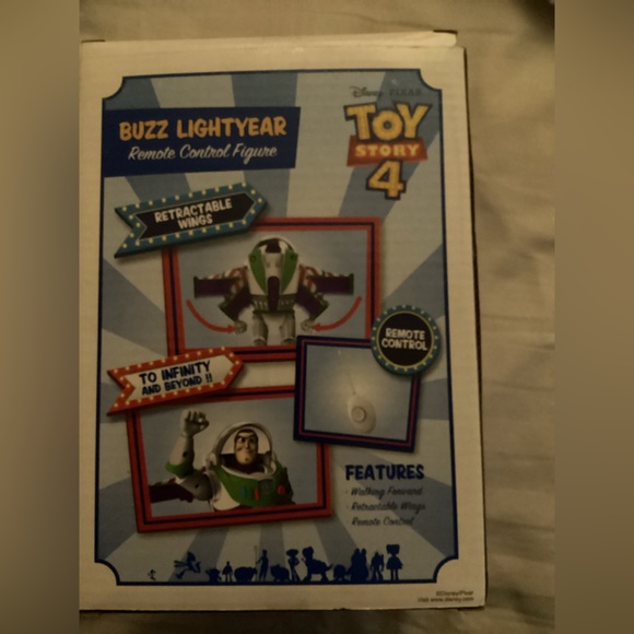 Disney Toy Story 4 Buzz Lightyear Remote Control Figure - Picture 1 of 3